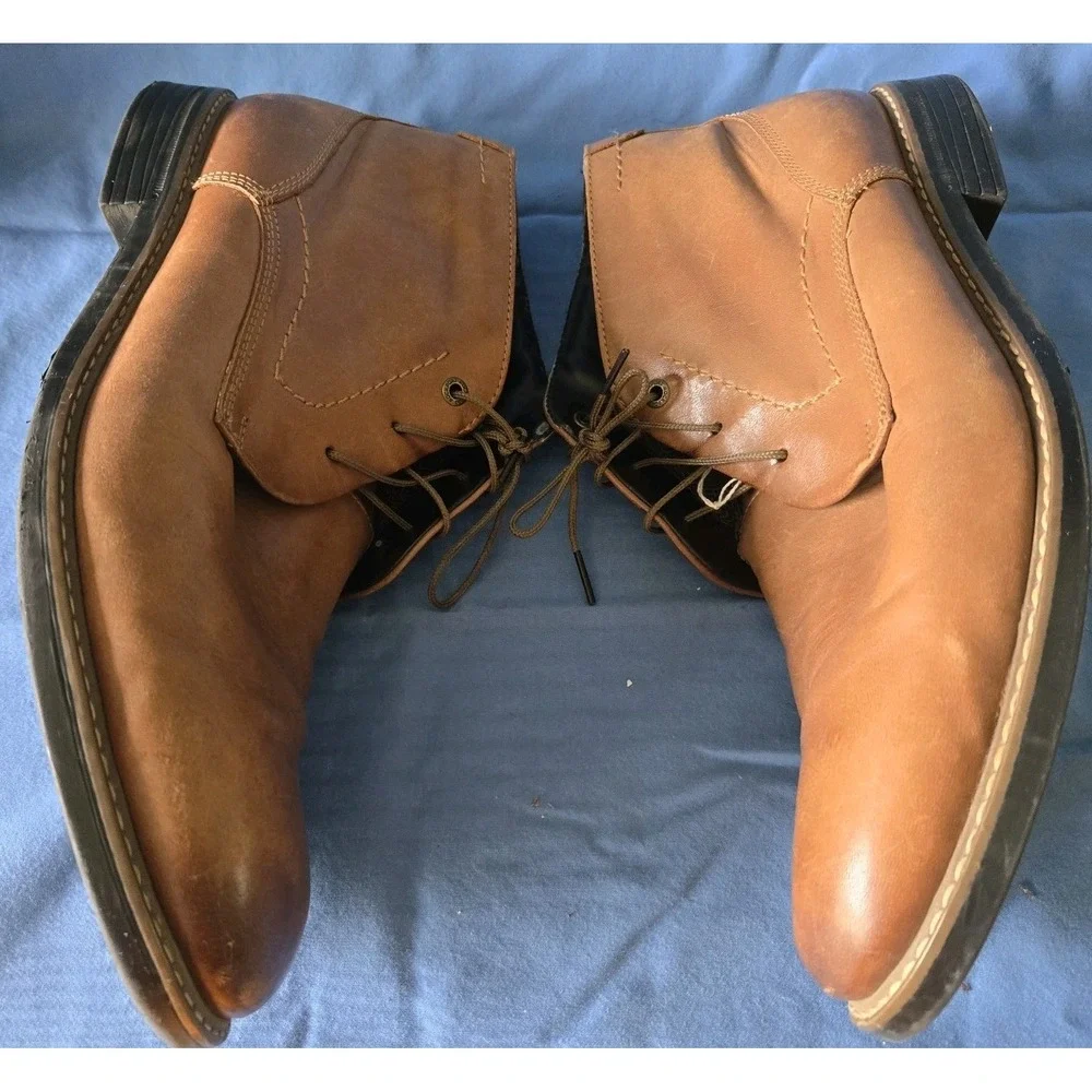 Rockport Classic‎ Break V81656 Men 13 Medium Brown Leather Chukka Boot
